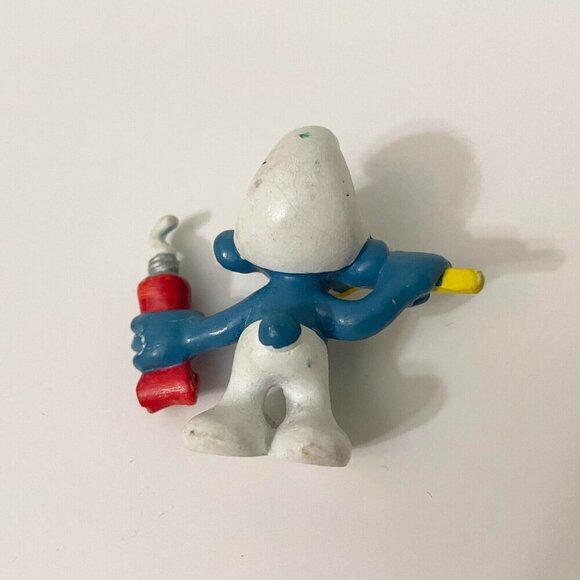 Smurfs Toothpaste Smurf Toothbrush Figure Toy Schleich Peyo - Picture 7 of 13